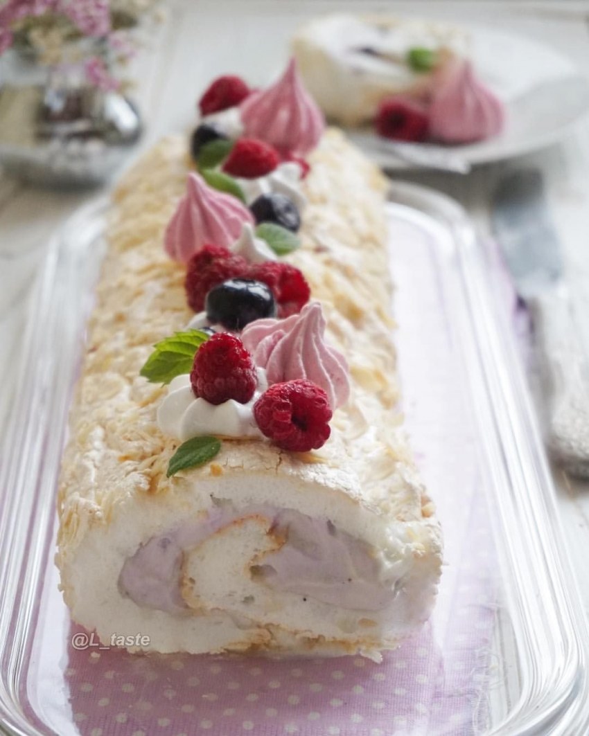 Меренговый рулет калорийность на 100 грамм