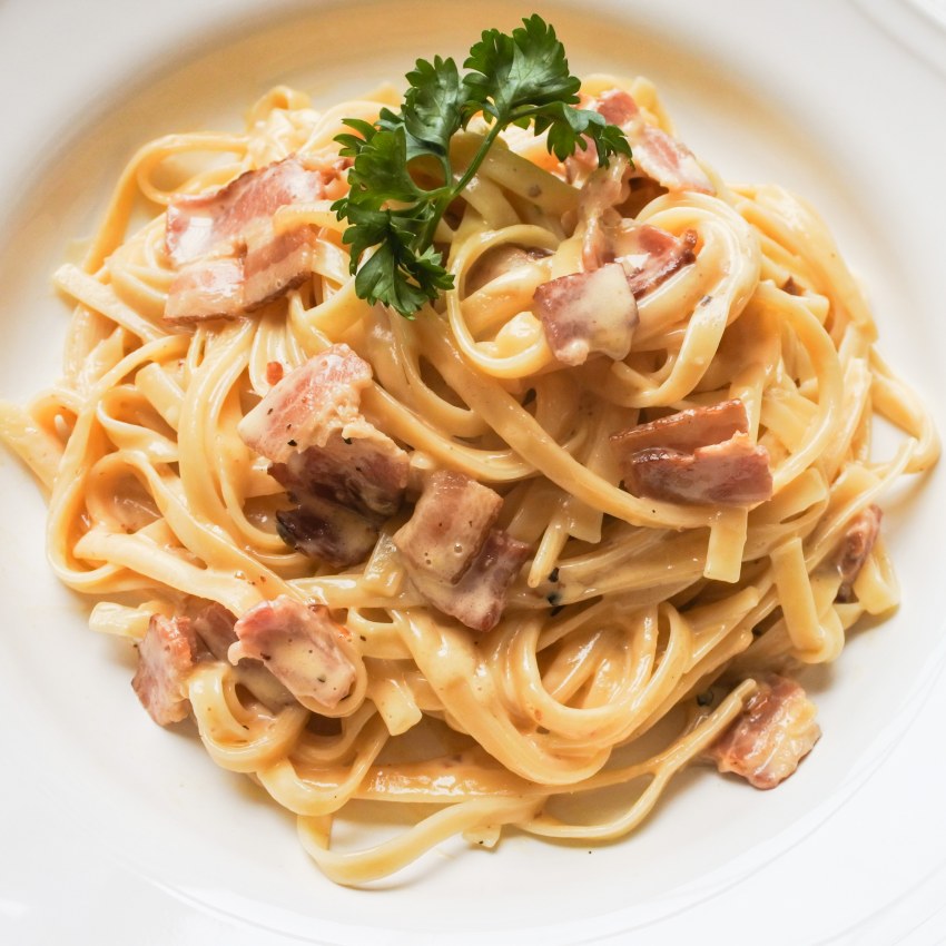Классические спагетти карбонара Дженнаро