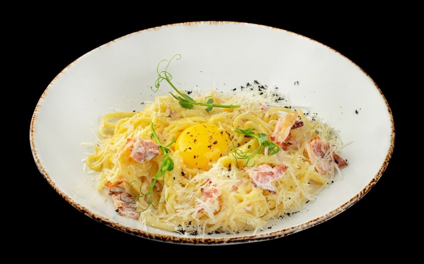Recipe pasta Carbonara menu