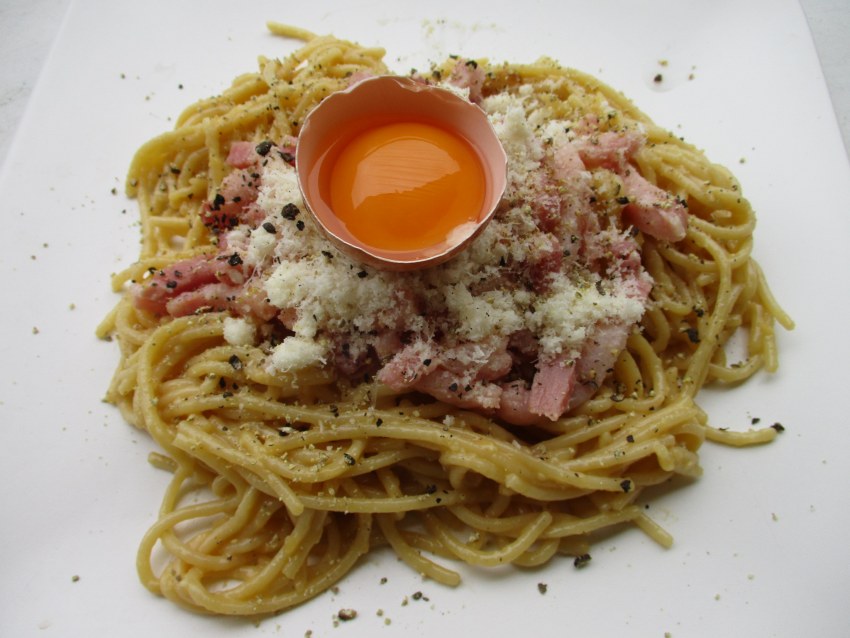 Таглиателли карбонара