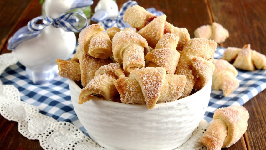 Печенье песочное с повидлой