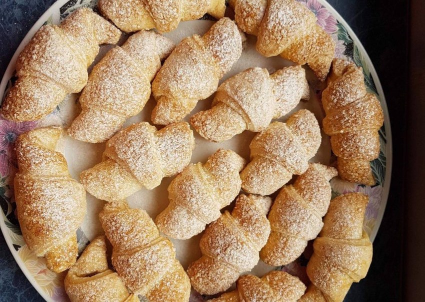 Творожное печенье в сахарной пудре