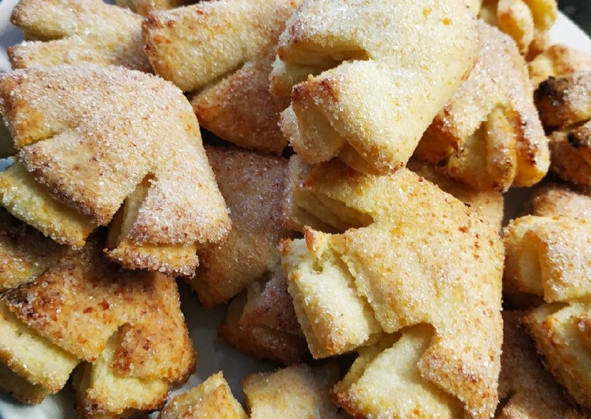 Печенье петушиные гребешки из творога