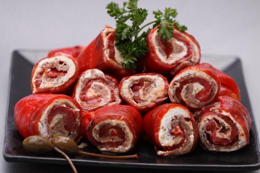 Синенькие болгарский перец соте