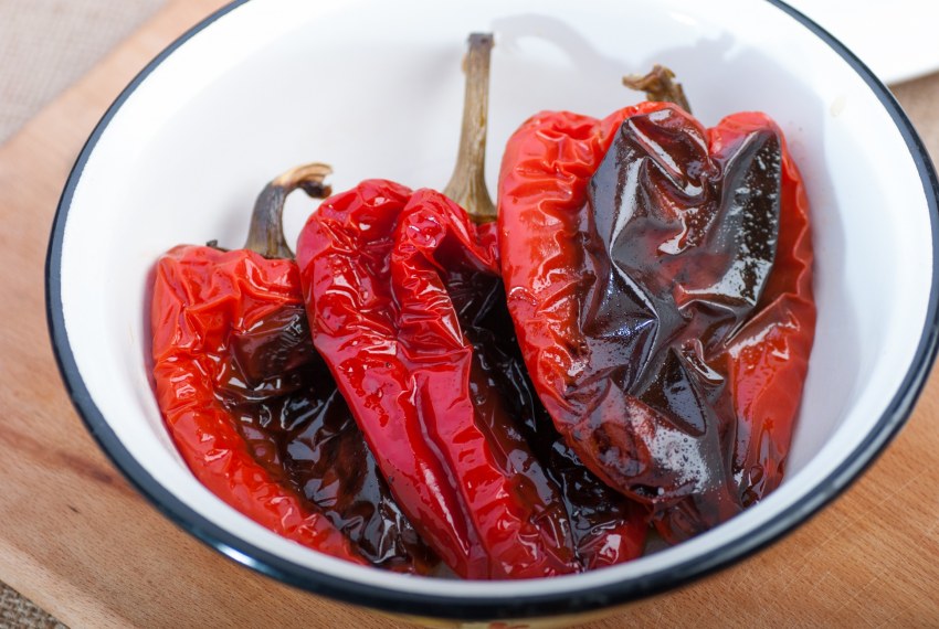 Фаршированные перцы лодочки