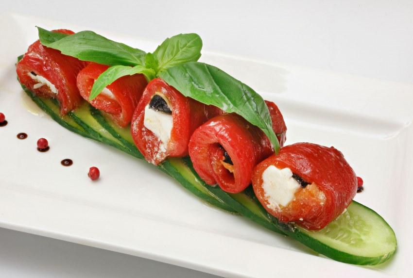 Печеный болгарский перец