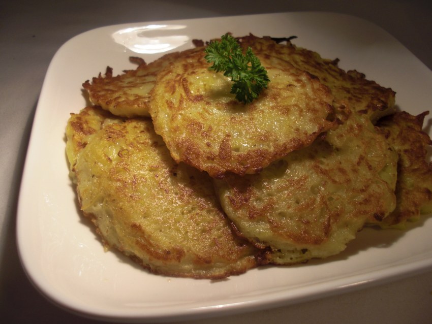 Драники с беконом