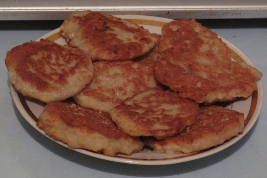 Драники картофельные с ветчиной