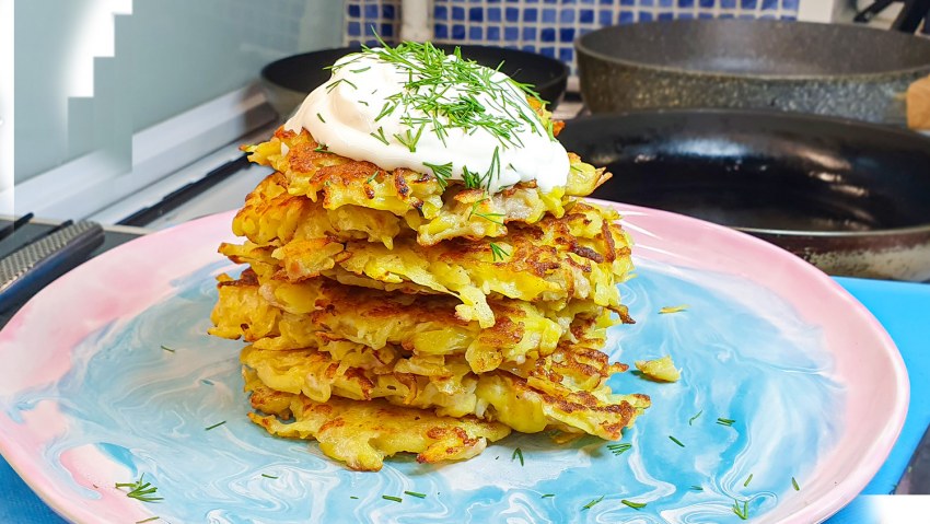 Драники на крупной терке