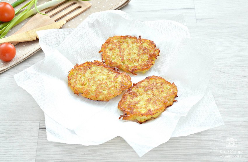 Драники из брюквы