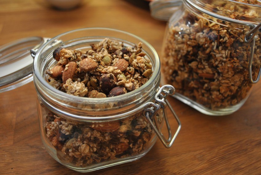 Домашняя гранола надпись