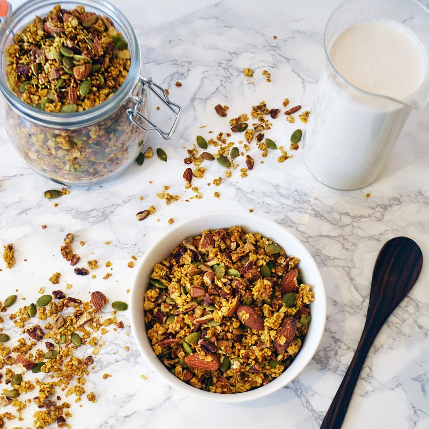 Гранола с тыквенными семечками