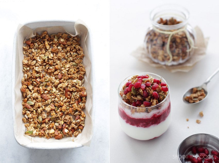 Гранола с клубникой