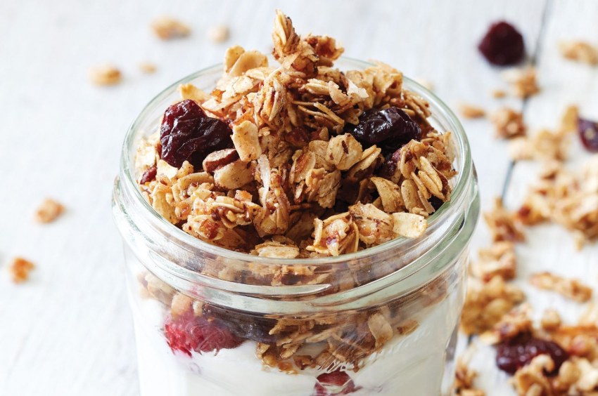 Как мешают гранола