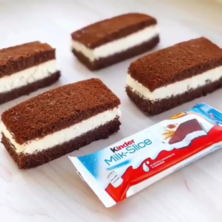 Тортик Киндер молочный ломтик