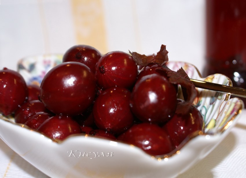 Блюда с крыжовником