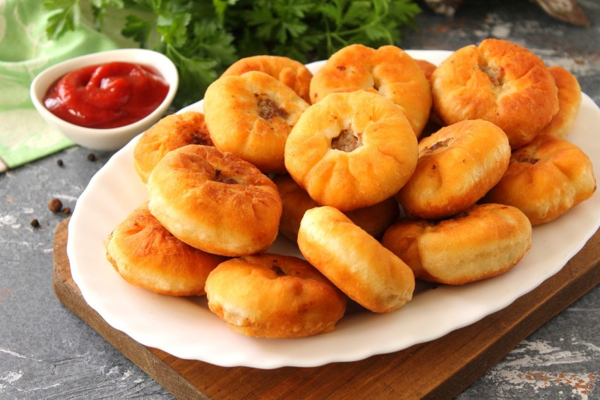 Манты жареные