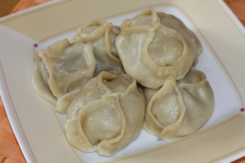 Манты с мясом лепка