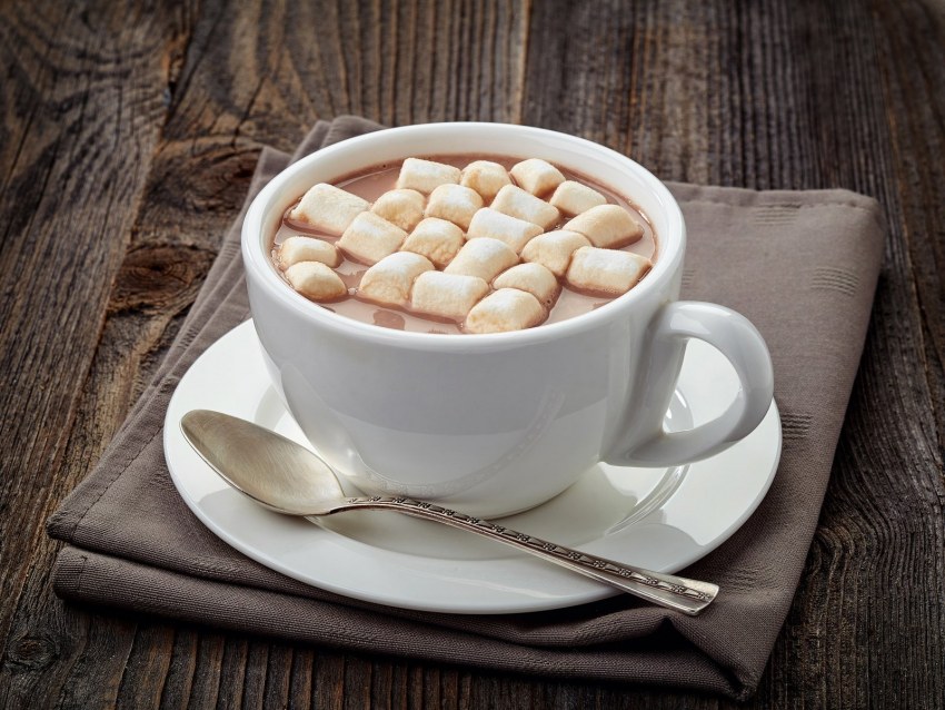 Горячий шоколад с марш