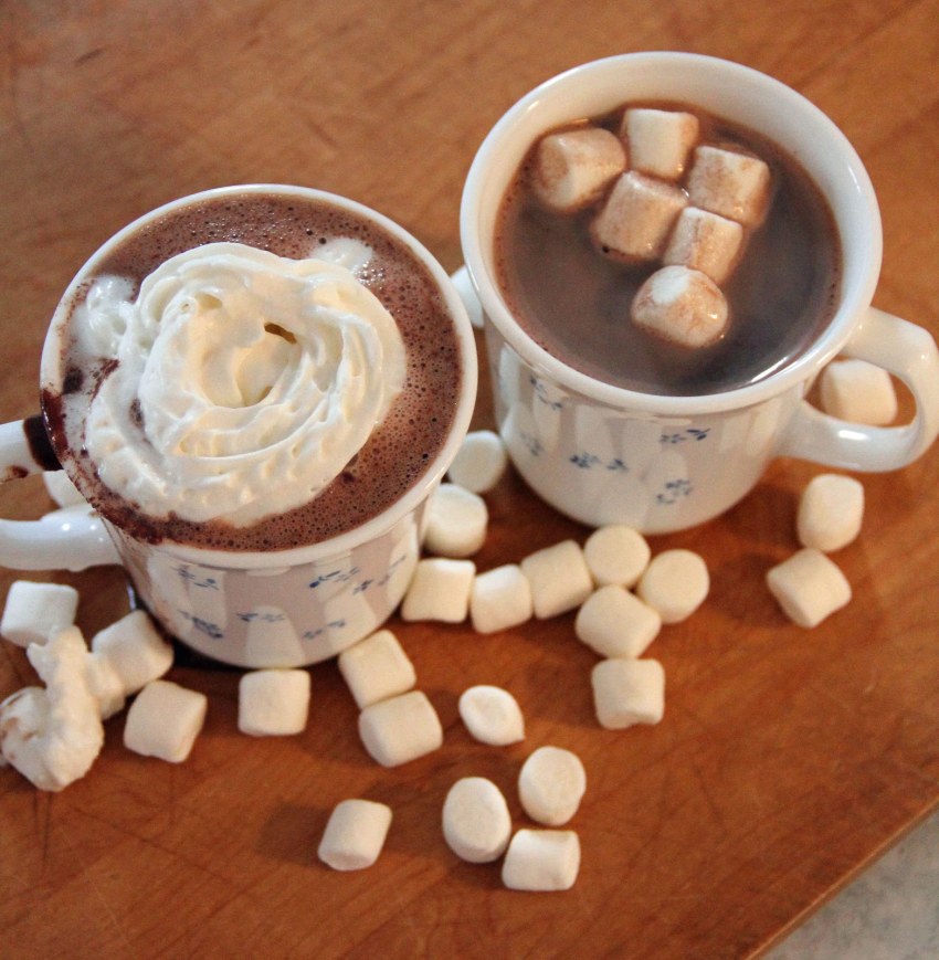 Горячий шоколад напиток с маршмеллоу