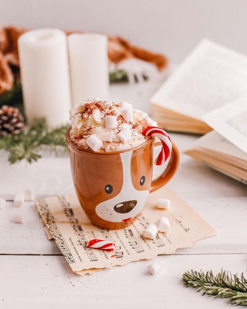 Латте с маршмеллоу