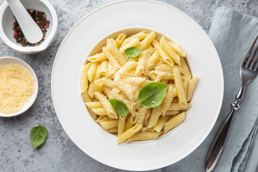 Пенне с пармезаном