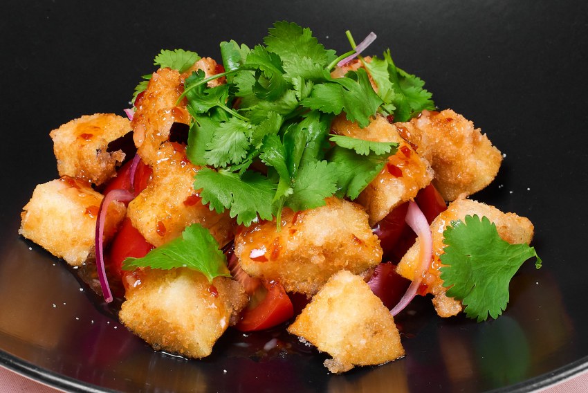 Баклажаны запеченные в сметанной заливке