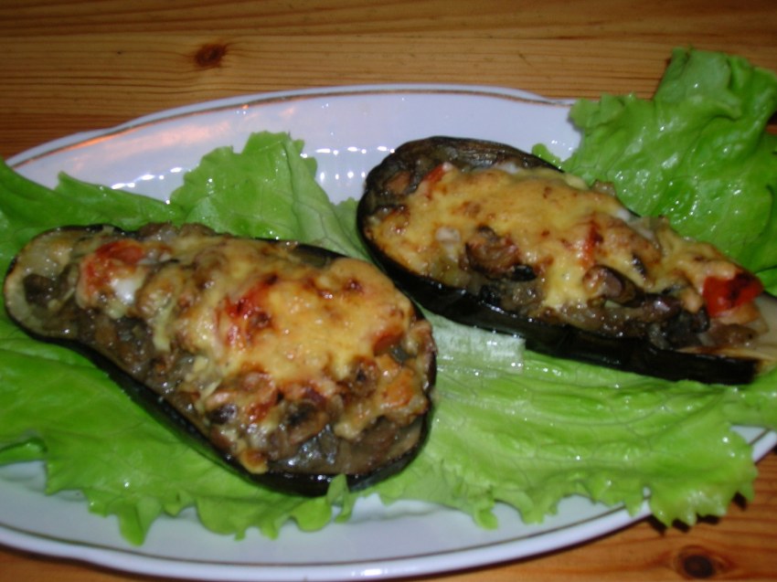 Вторые блюда с баклажанами