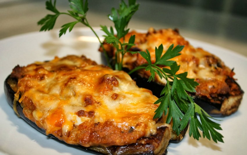 Пицца баклажан пармезан