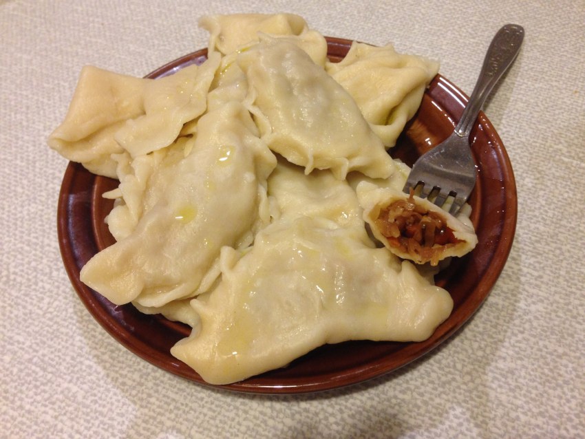 Вареники с картофелем и капустой