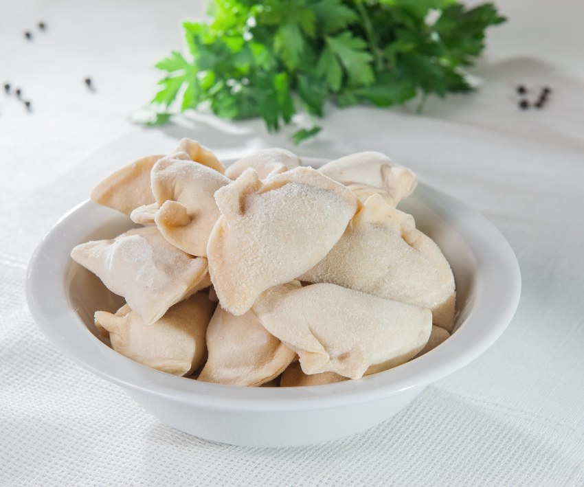 Вареники с капустой и грибами