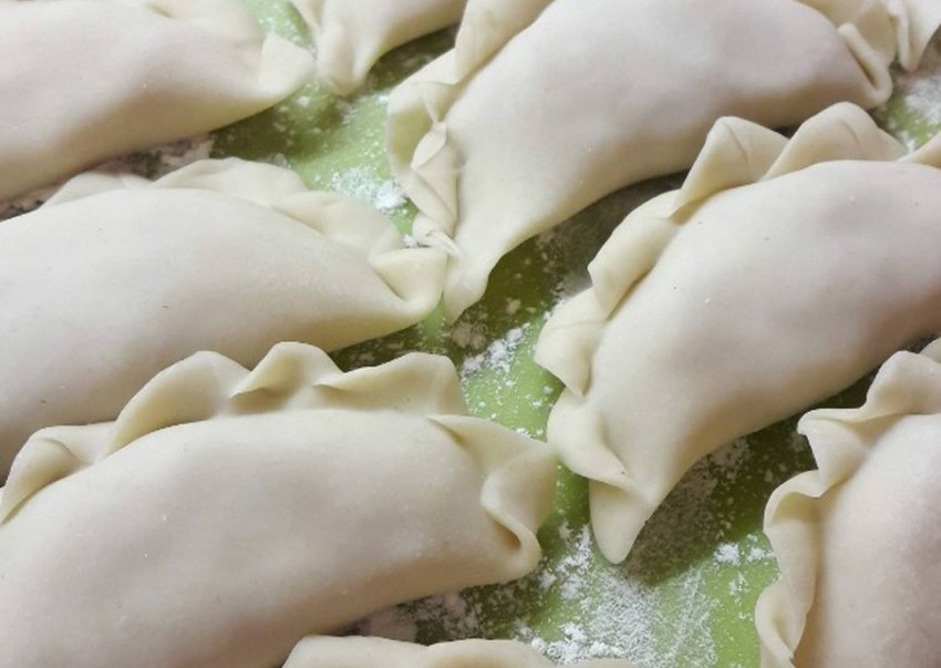 Пельмени свинина с капустой