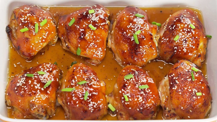 Куриные бедрышки в соусе терияки
