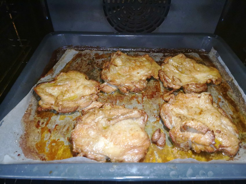 Филе куриного бедра в духовке