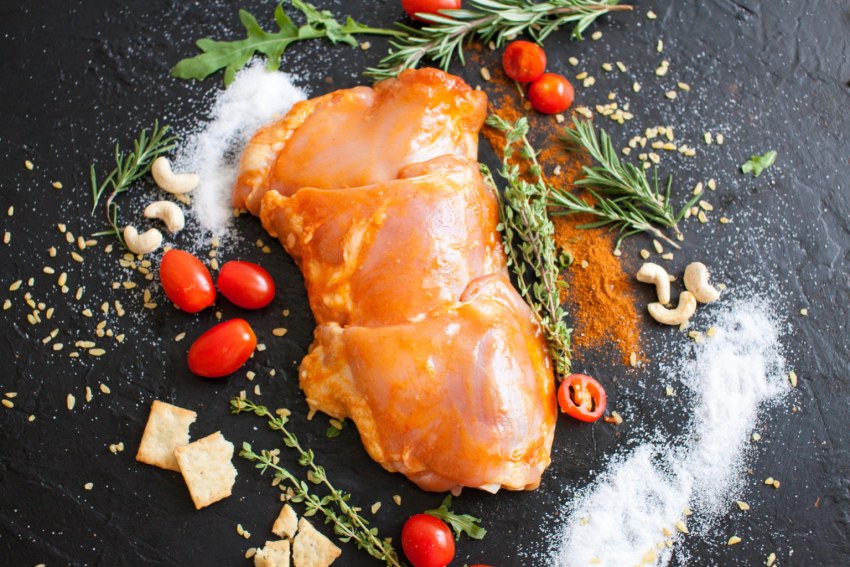 Филе индейки с брокколи в духовке