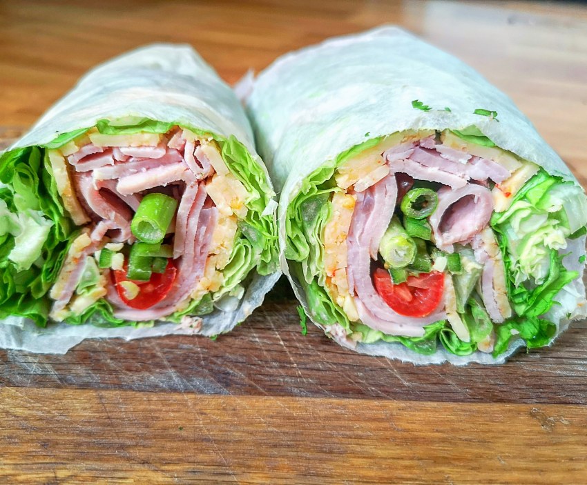 Лаваш с плавленным сыром