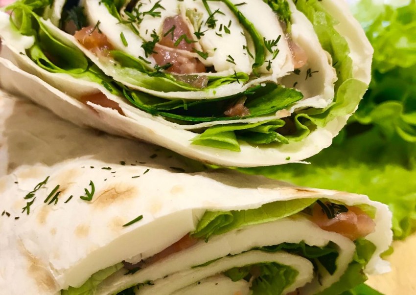 Лаваш Альметте семга