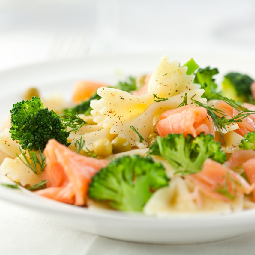 Фетучини со шпинатом