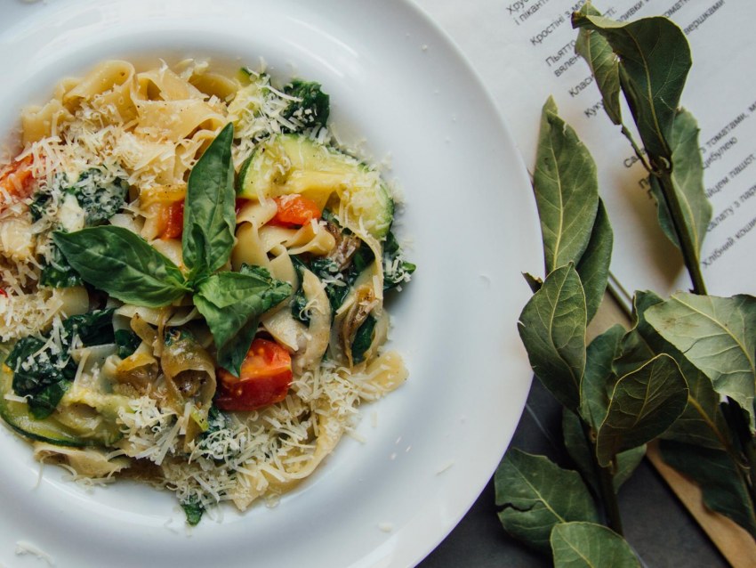 Паста с брокколи и песто