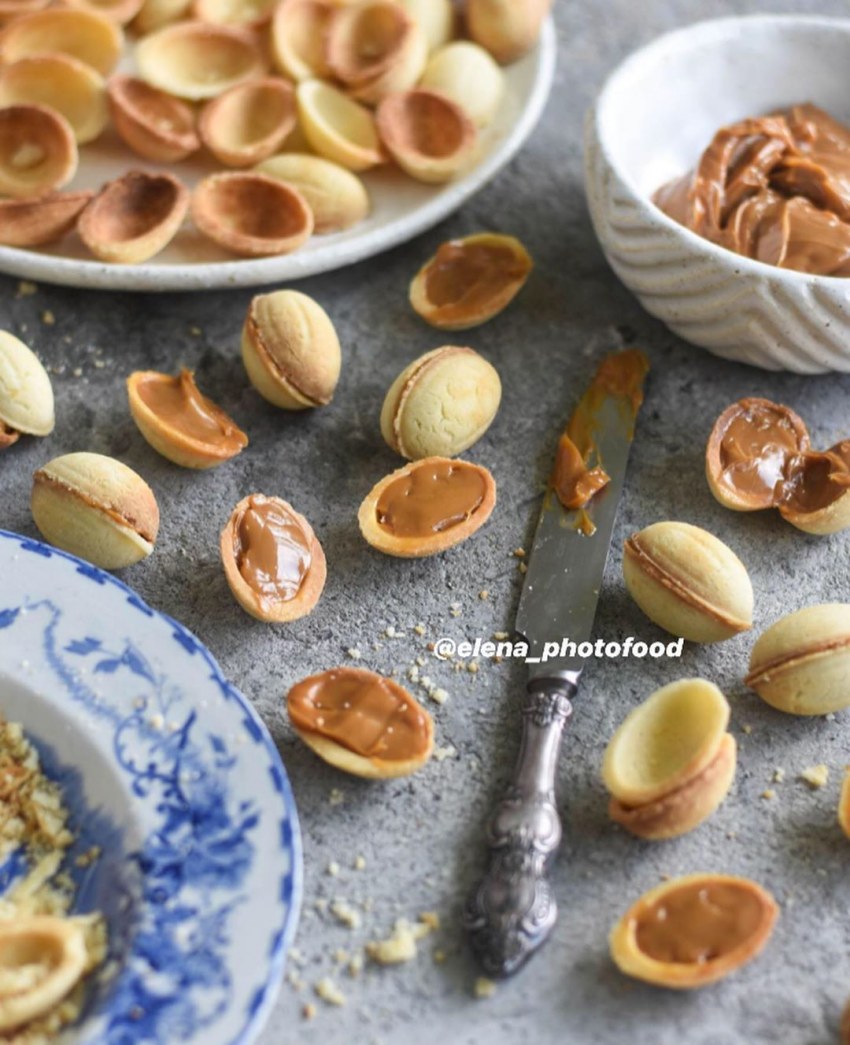 Тесто для печенья орешки