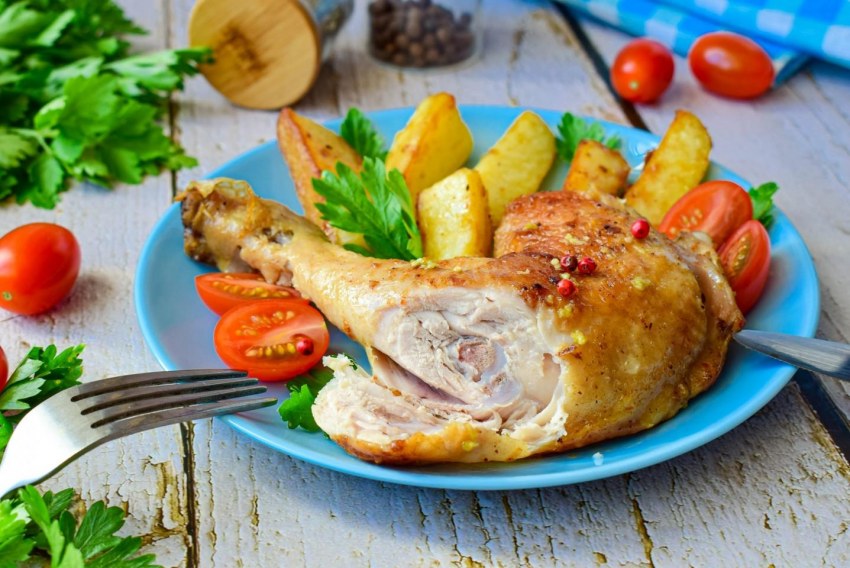 Курица в духовке