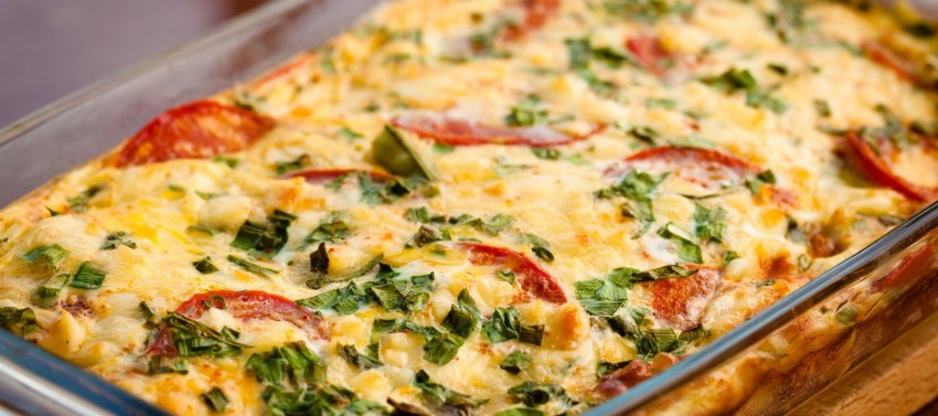 Лазанья из картошки и фарша