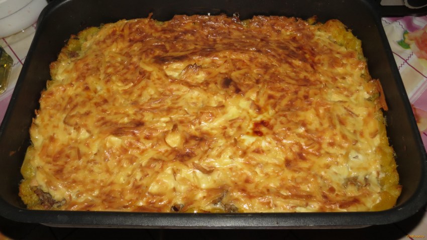 Запеканка с картошкой и фаршем
