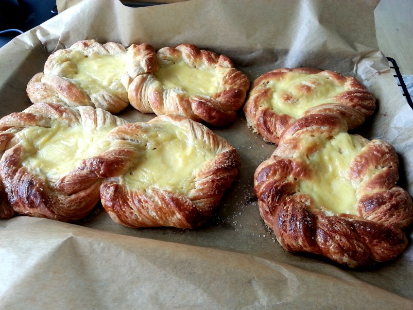 Датские булочки с начинкой