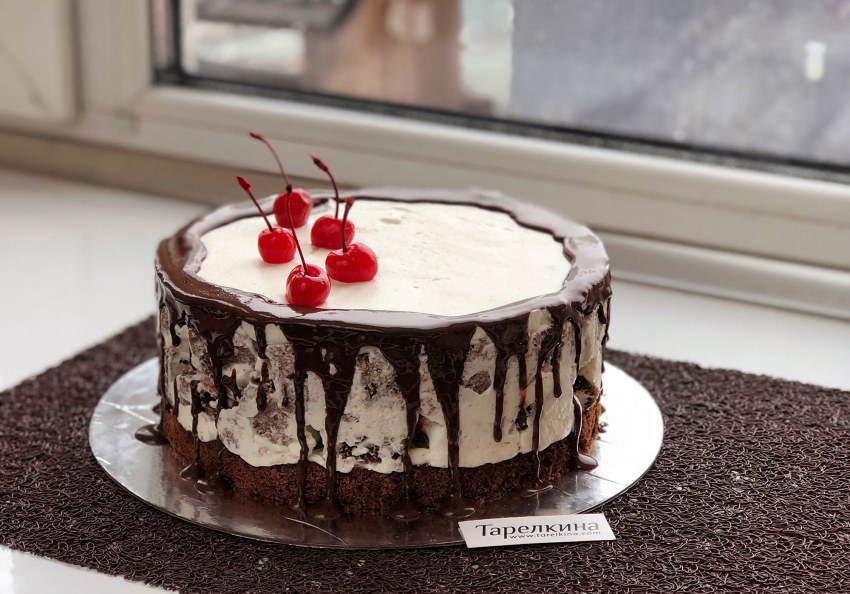 Торт вишня конфи чизкейк