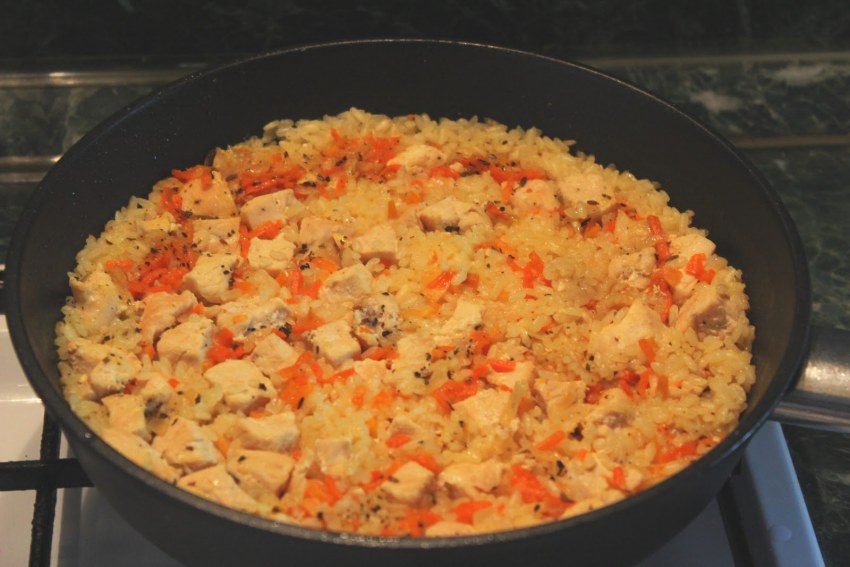 Плов с курицей