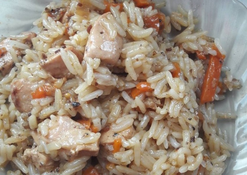 Плов с куриным филе