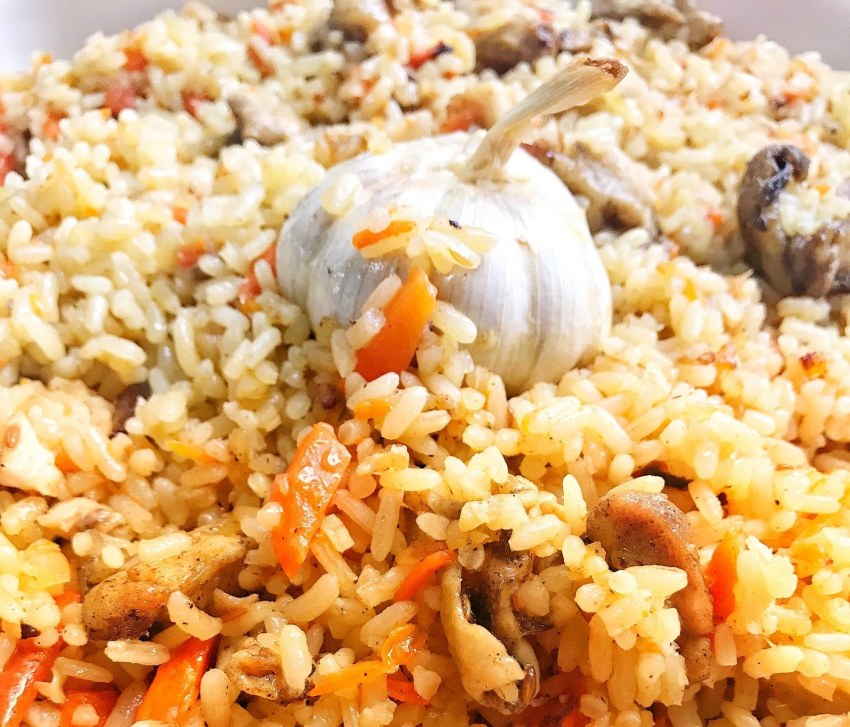 Плов с аджикой