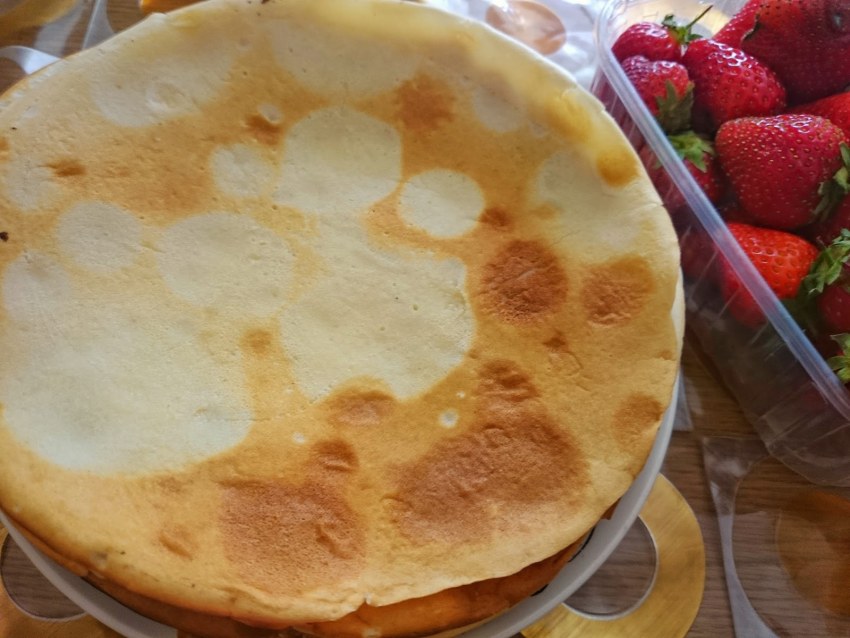 Тесто на тонкие блины на молоке