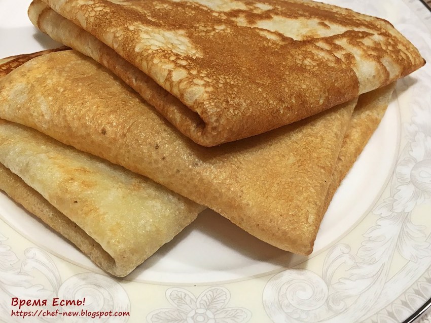 Вкусные блины на кислом молоке